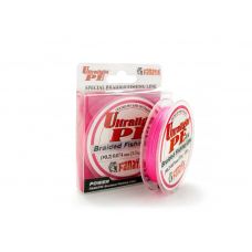 ШНУР плетінь FANATIK Ultralight PE X4 100 m (#0,2) 0.074 3.5 mm kg Pink