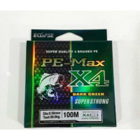 Шнур Eclipse X4 PE-Max Dark Green 100m 0.10