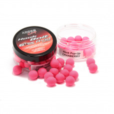 Бойли Adder AC Hook Boilies AVID POP-UP 14 mm Cranberry журавлина