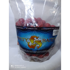 Бойл пилящі Trinity Baits STRAWBERRY 24 мм 1кг клубніка