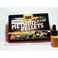 Пеллетс Black Point Method Pellets + Fluoro DIP Strawberry Клубніка