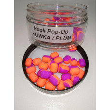 Бойли Adder AC Hook Boilies AVID  POP-UP Dumbell  8/10 mm  Plum  слива 90ml  20г