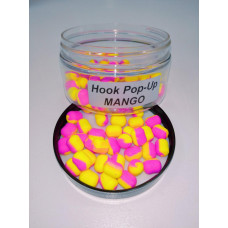 Бойли Adder AC Hook Boilies AVID  POP-UP Dumbell  8/10 mm  Mango манго  90ml 20г