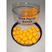 Бойли Adder  AC Hook Boilies AVID  POP-UP Dumbell  8/10 mm  Banan  банан 90ml 20г